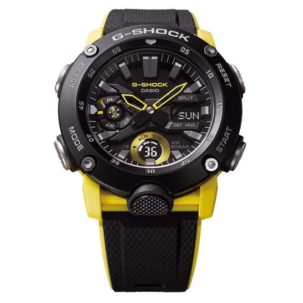 Casio g shock carbon hot sale core ga 2000 1a9er