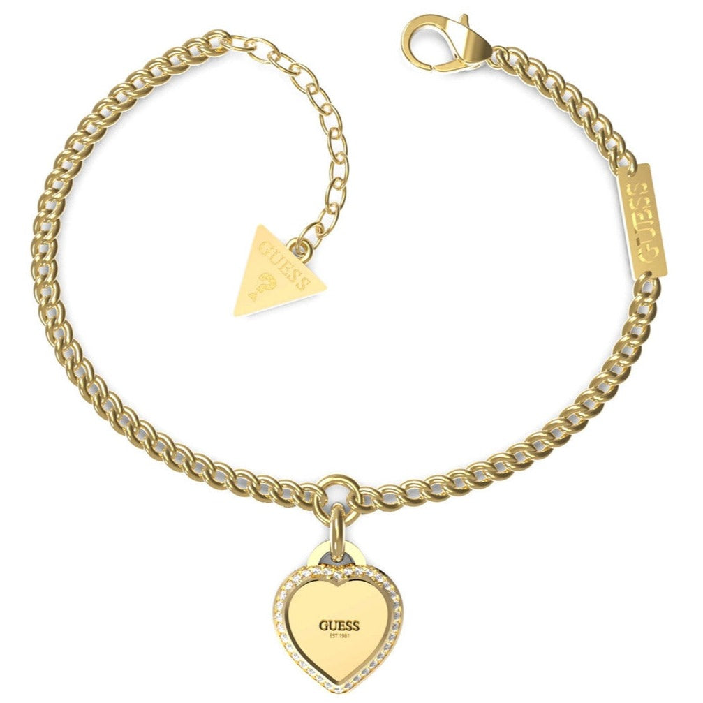 Fine Heart Gold-Tone Bracelet 13mm Heart