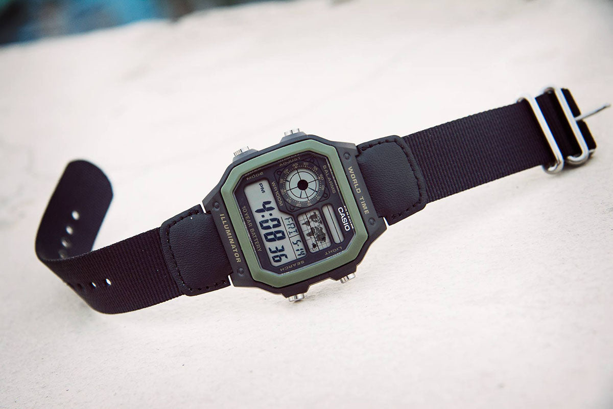 Casio AE-1200WHUB-8AVEF Orologio Uomo Timeless Collection 42mm 10ATM Casio AE-1200WHUB-8AVEF Orologio Uomo Timeless Collection 42mm 10ATM